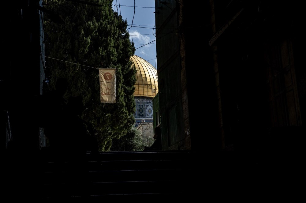 İsrail'den cuma namazı öncesi Mescid-i Aksa ve çevresinde yoğun güvenlik önlemleri - 10