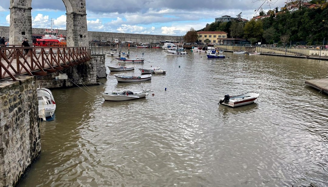 Zonguldak'ta deniz çamura döndü