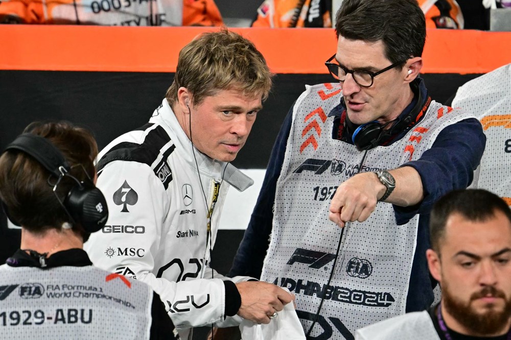 Brad Pitt Formula 1 pilotu oldu: Gerçek pistlerde çekim yaptılar - 7