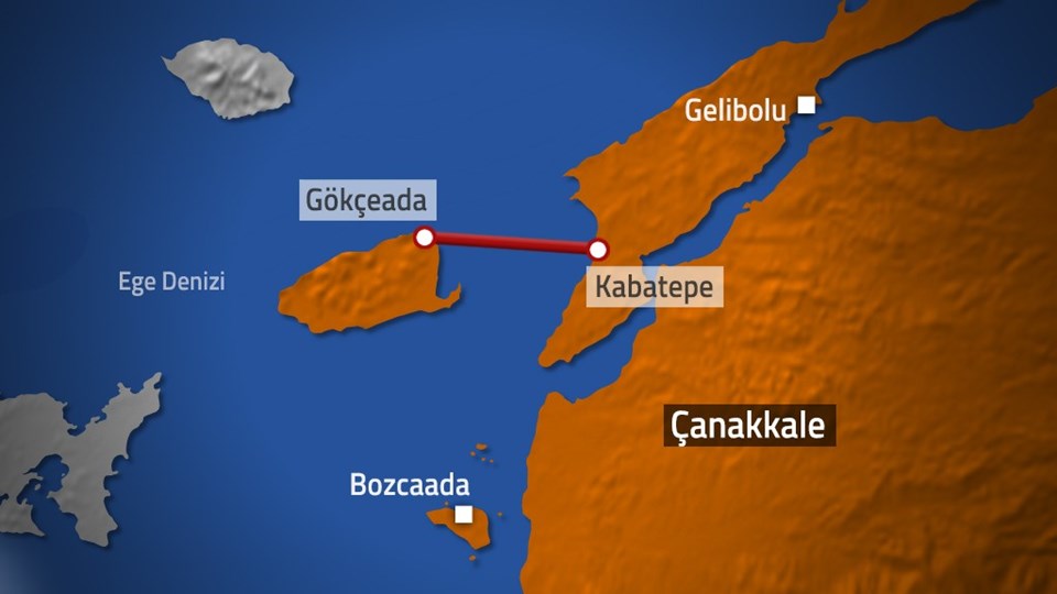Kabatepe-Gökçeada seferini yapan feribotta tahliye işlemi başladı - 1