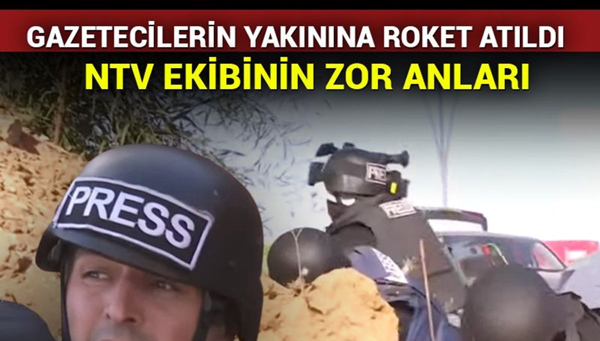 NTV ekibinin zor anları: Sderot'ta gazetecilerin yakınına roket atıldı NTV ekibinin zor anları: Sderot'ta gazetecilerin yakınına roket atıldı