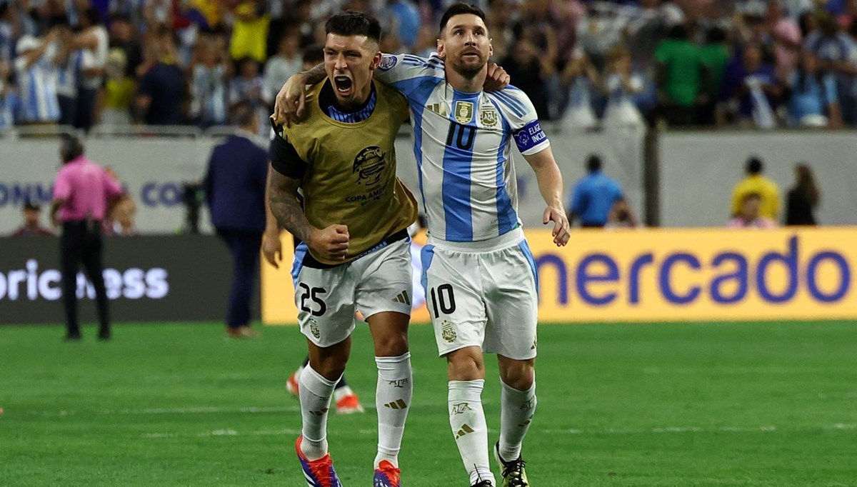 Arjantin, Copa Amerika'da yarı finale yükseldi Arjantin, Copa Amerika'da yarı finale yükseldi