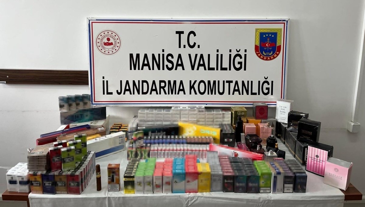 Jandarma gümrük kaçağı sigara ve parfüm ele geçirdi