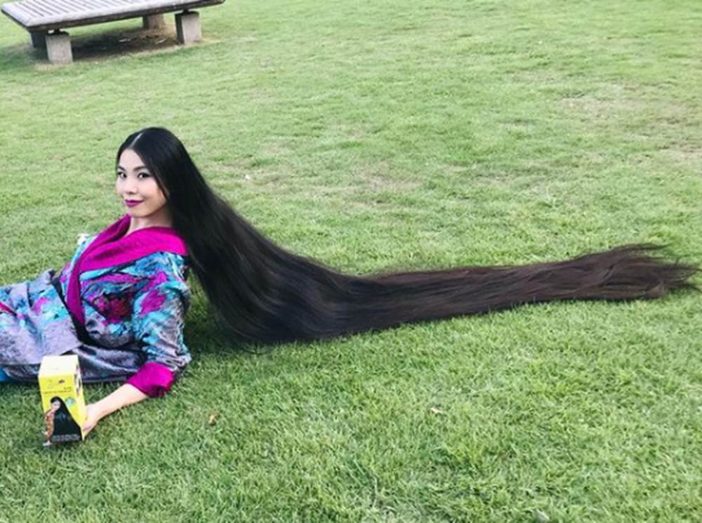 15 yıldır saçlarını kestirmeyen 'Japon Rapunzel’in saçlarıiki metreye ulaştı - 9