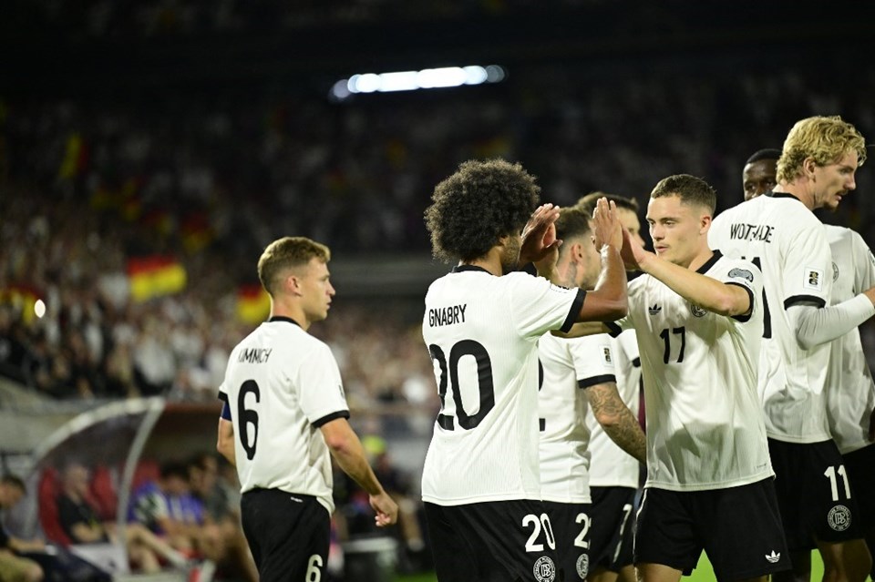 Almanya Milli Takımı, Kuzey İrlanda karşısında atılan golü böyle kutlamıştı.