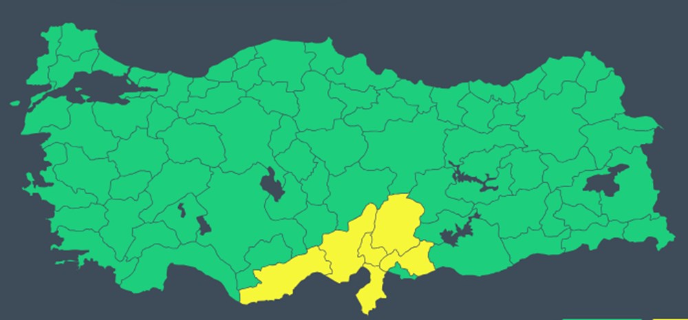 Meteorolojiden 6 il için sarı kodlu uyarı: Sıcaklıklar düşüyor, dışarı çıkarken dikkat! - 6