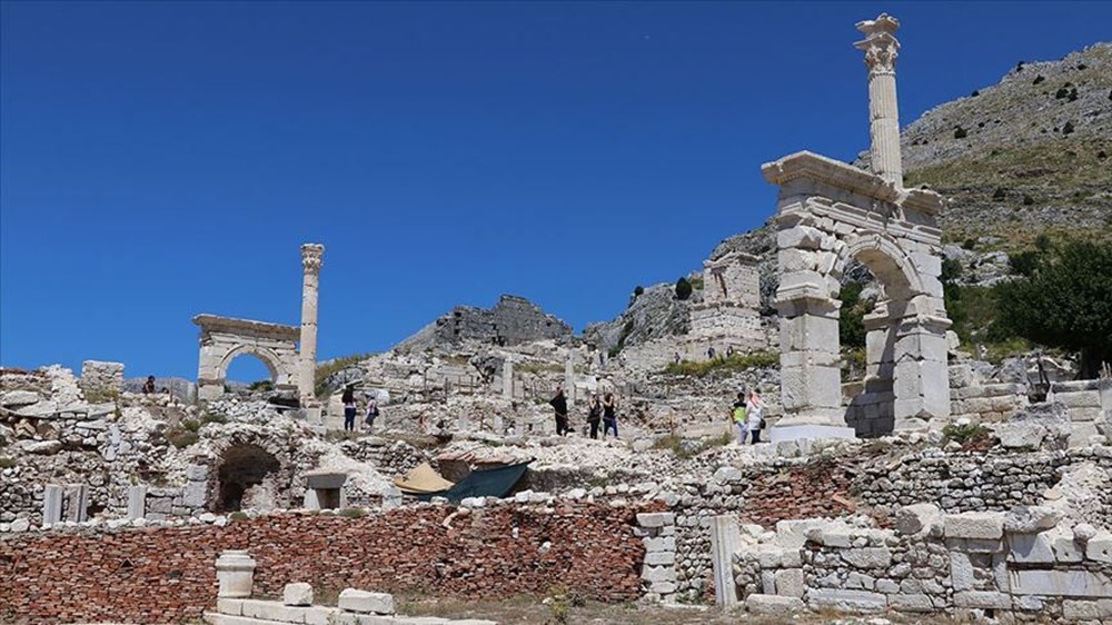 'Aşkların şehri' Sagalassos'u 42 binden fazla kişi ziyaret etti - 8