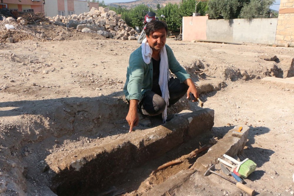 Perre Antik Kenti'nde bin yıllık iskelet bulundu - 3