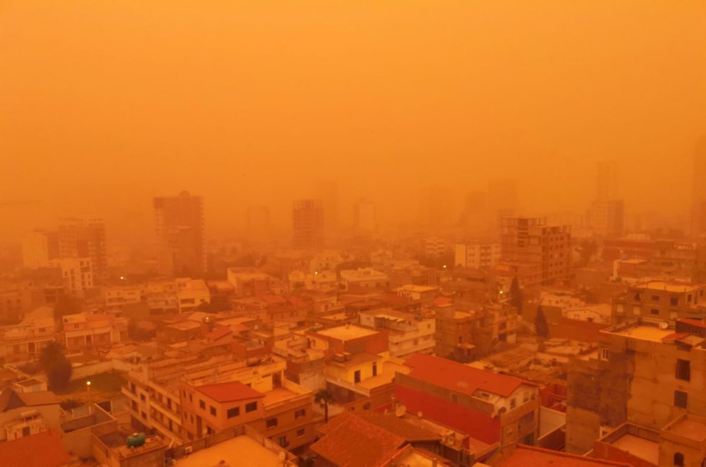 Brezilya'da kıyamet filmini aratmayan kum fırtınası: Binalar ortadan kayboldu - 1