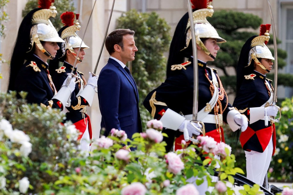 Macron'un yeni dönem görevi için tören düzenlendi - 5