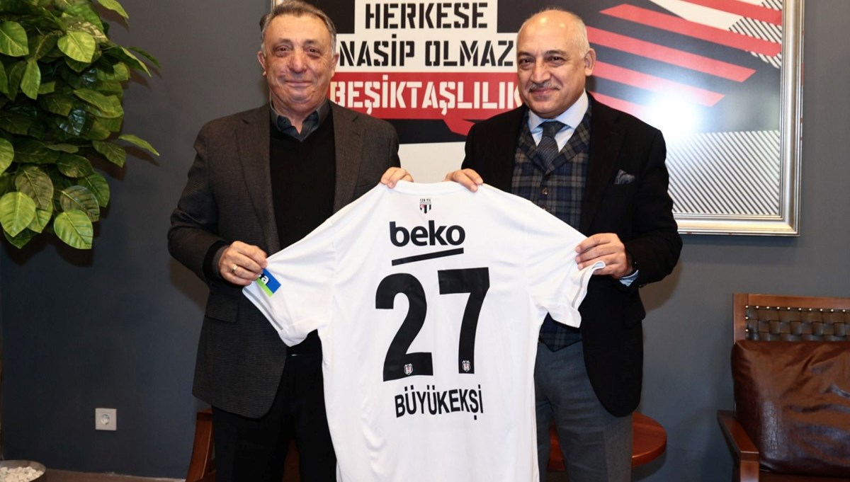 TFF Başkanı Mehmet Büyükekşi'den Beşiktaş Kulübü’ne ziyaret