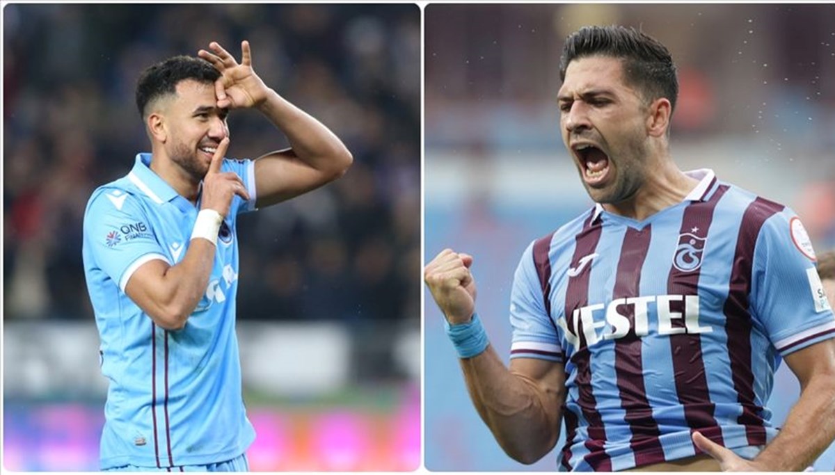 Trabzonspor'da son 2 sezonun golcüleri Trezeguet ve Bakasetas