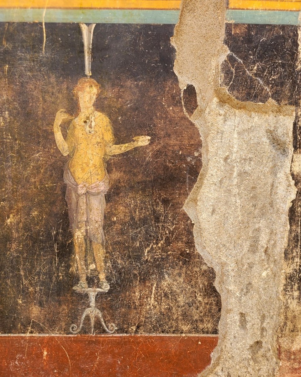 Pompeii'de 2 bin yıllık Truvalı Helen freski bulundu - 3