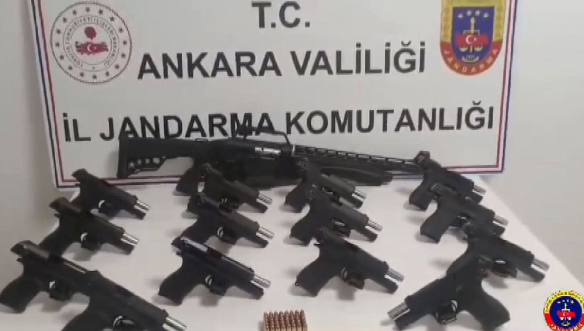 Ankara'da silah kaçakçılığı operasyonu: 2 gözaltı