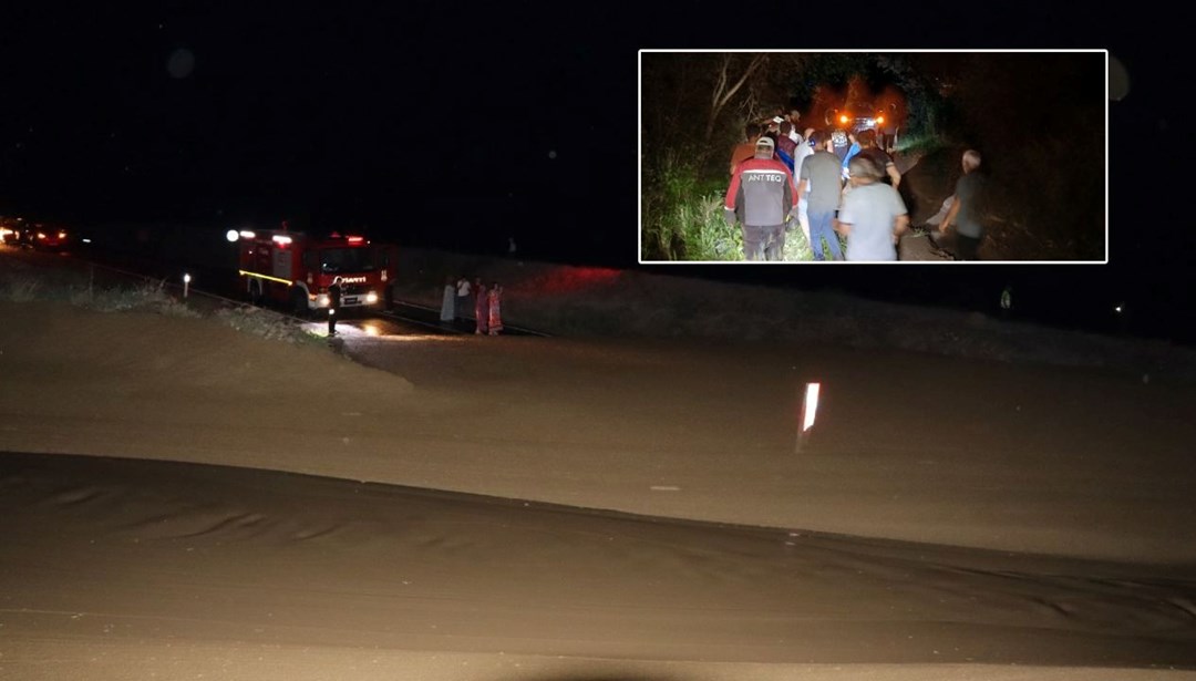 Sele kapılan otomobilin içindeki kadın 150 metre sürüklendi