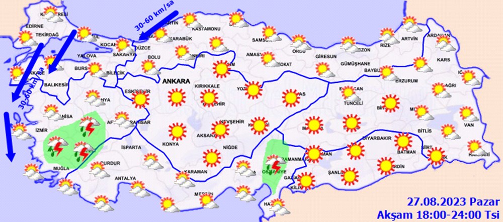 Kavurucu sıcaklara 3 günlük ara (Bu hafta hava nasıl olacak?) - 3