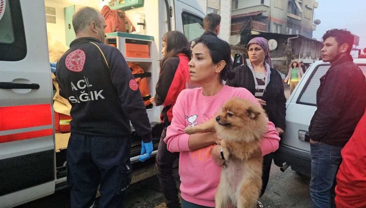 Veteriner kliniğinde yangın paniği Veteriner kliniğinde yangın paniği