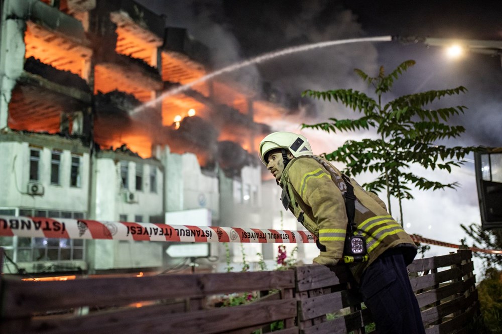 Başakşehir İkitelli Organize Sanayi Bölgesi'nde yangın - 16