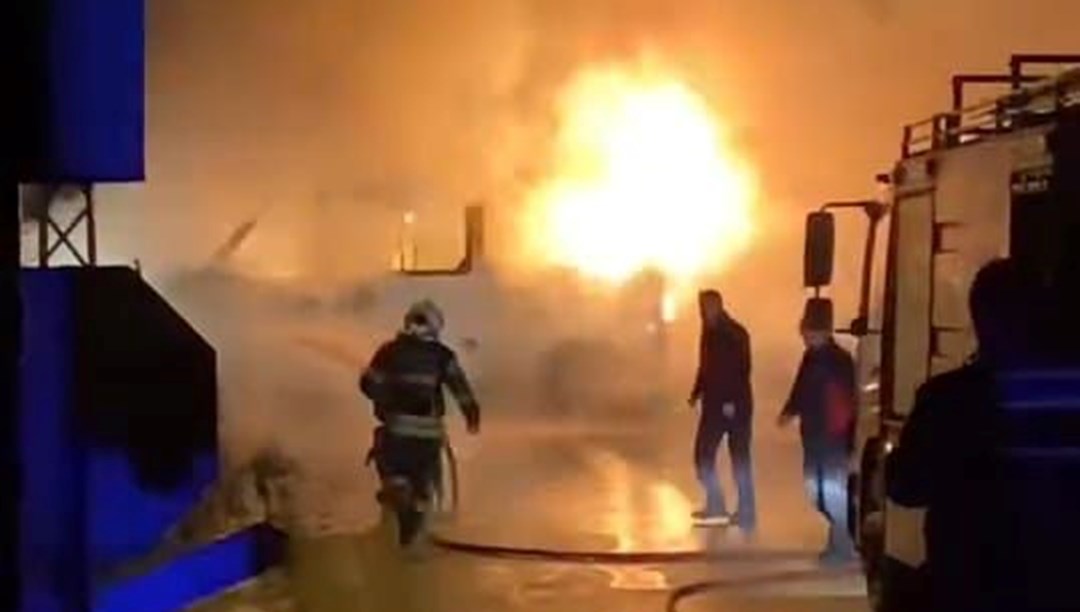 Seyir halindeyken bir anda yanmaya başladı