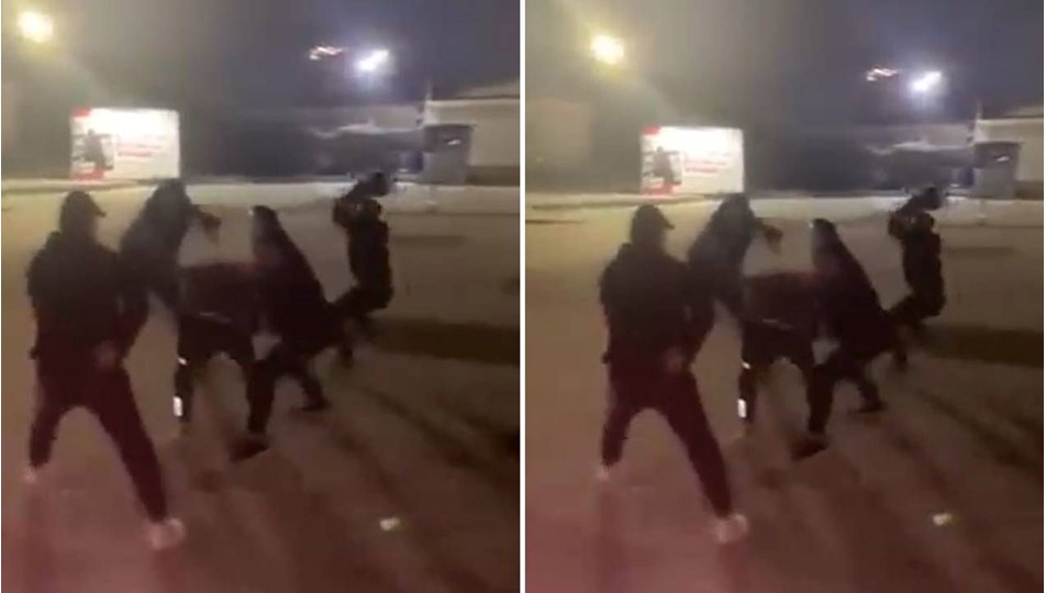 Tek teker şova tekme tokat dayak