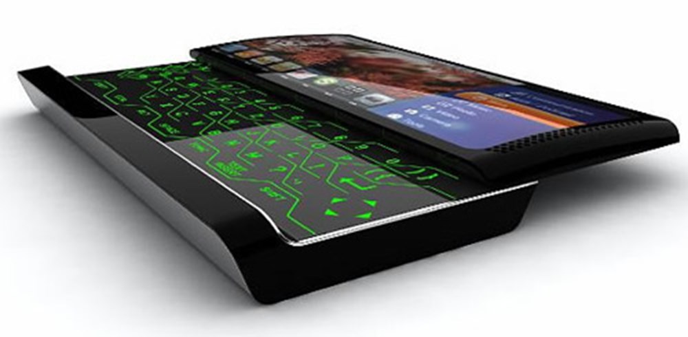 Копия смартфона на компьютер. Смартфон с сенсорным экраном Nokia HG-1. Смартфон будущего. Необычные смартфоны. Необычные телефоны.