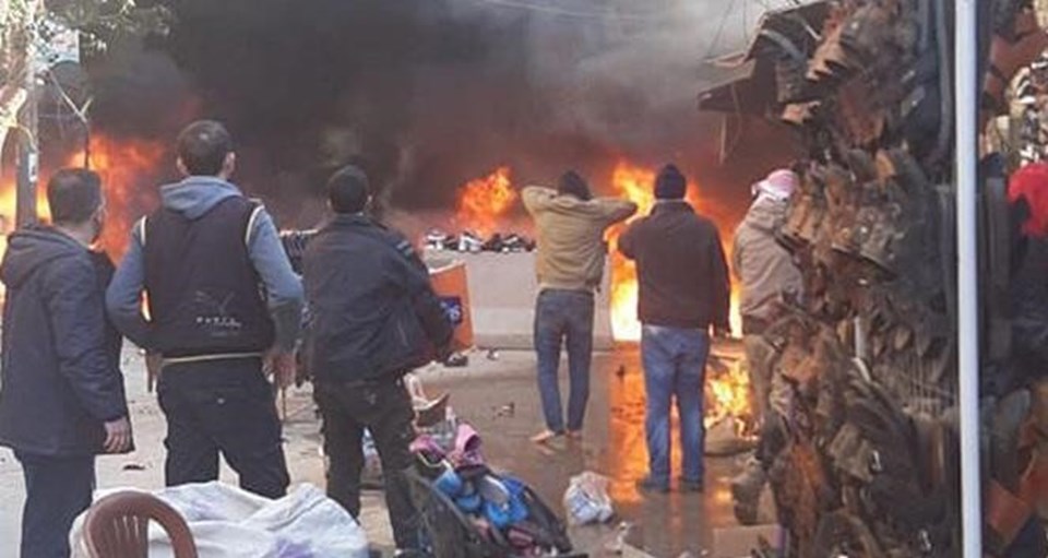 Afrin'de bomba yüklü araçla saldırı: 8 ölü - 1