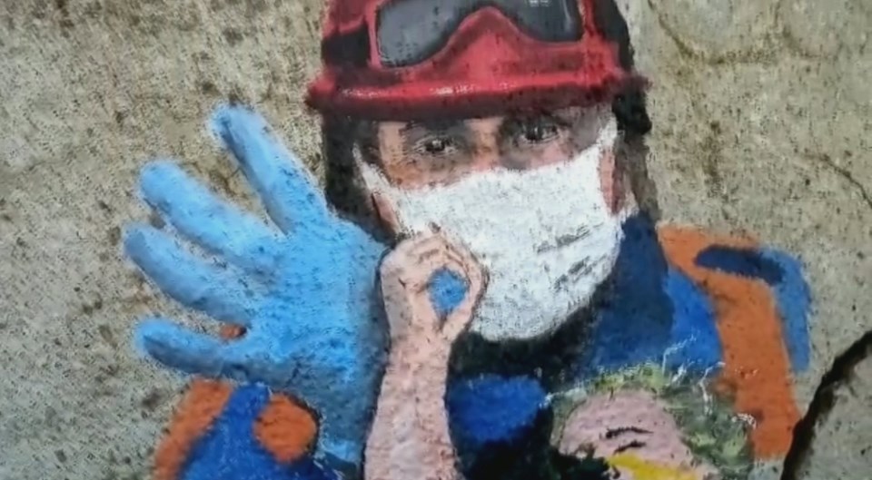 Çoban Ressam Minik Elifin Kurtarılma Anını Ölümsüzleştirdi