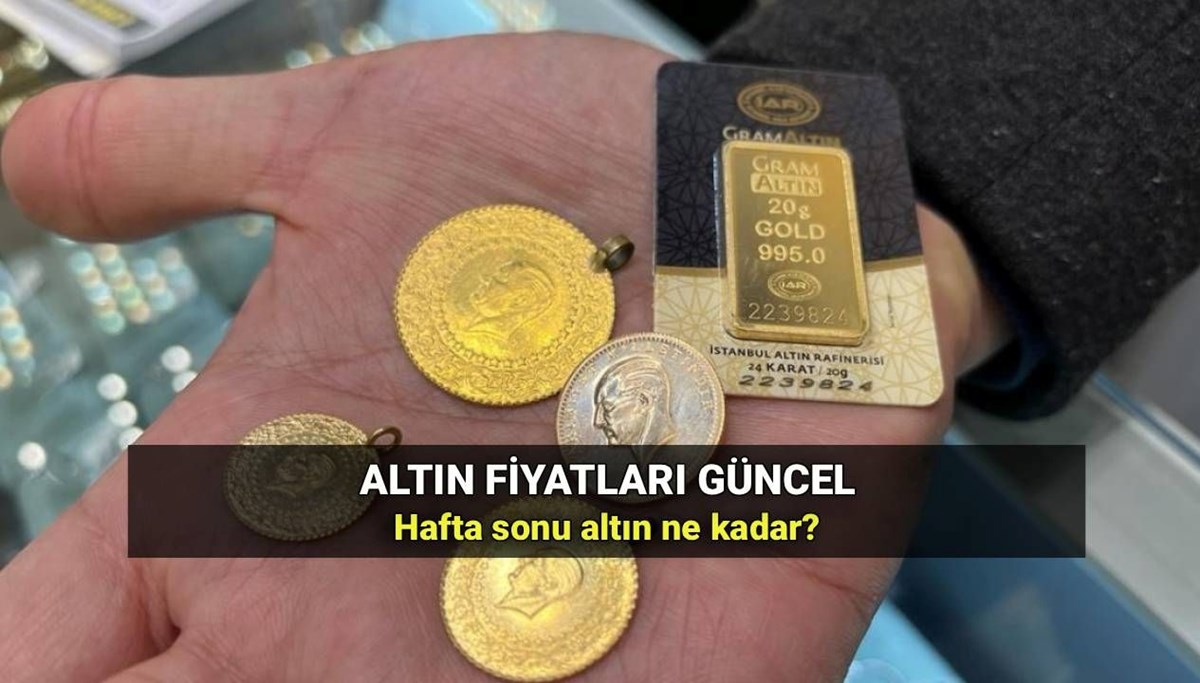 9 Ağustos hafta sonu altın ne kadar? Gram altın kaç TL oldu?