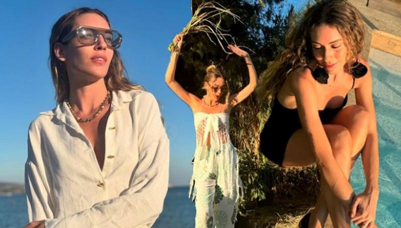 Sinem Kobal'dan yaza veda pozları