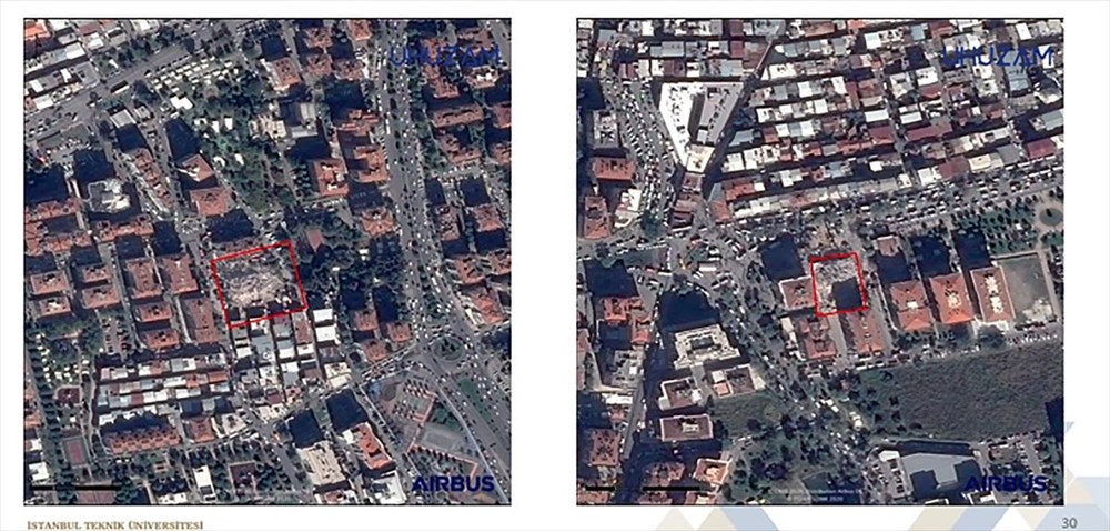İzmir'deki yıkım uzaydan görüntülendi - 2