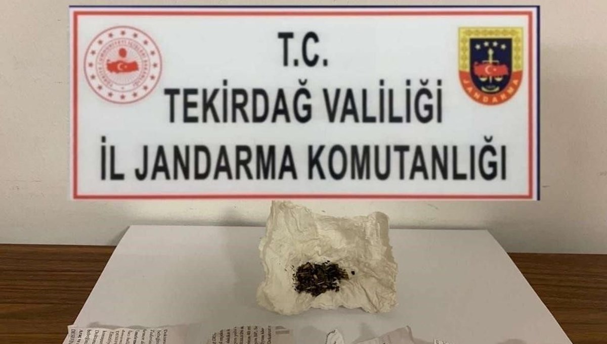 Tekirdağ'da silah ve uyuşturucu operasyonu