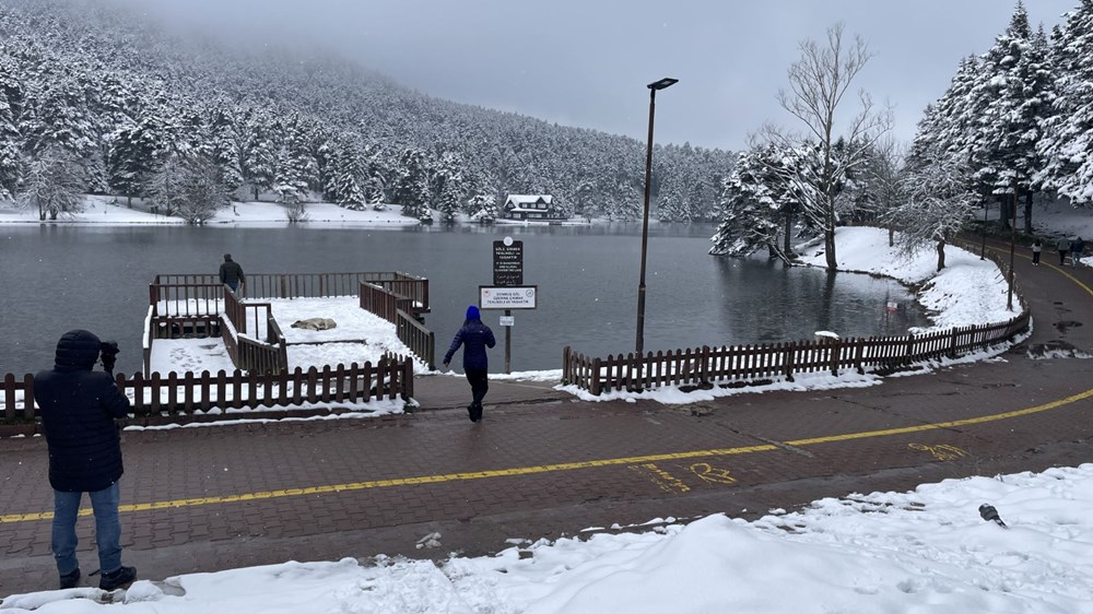 Gölcük Tabiat Parkı'ndan kar manzaraları - 8