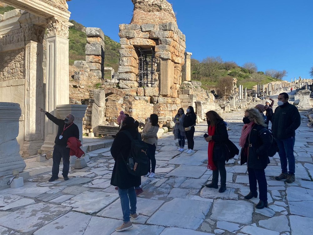 Efes Antik Kenti, pandemi döneminde de güvenli turizmin adresi oldu - 25