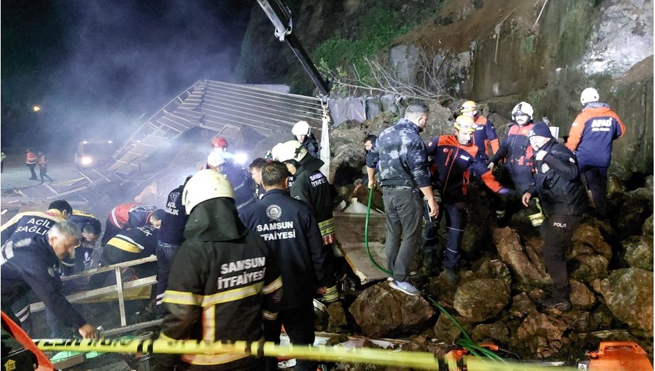 Samsun'da heyelan faciası | Akaryakıt müdürü ve sahibi gözaltında