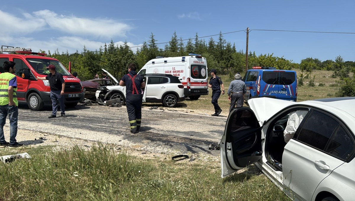 Kırklareli'nde zincirleme kaza