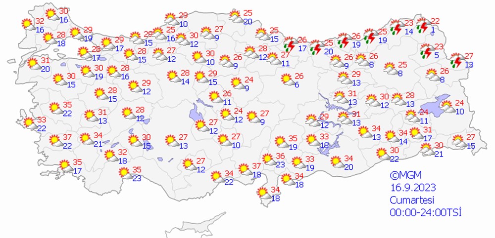 Meteoroloji'den 10 il için sağanak yağış uyarısı - 8