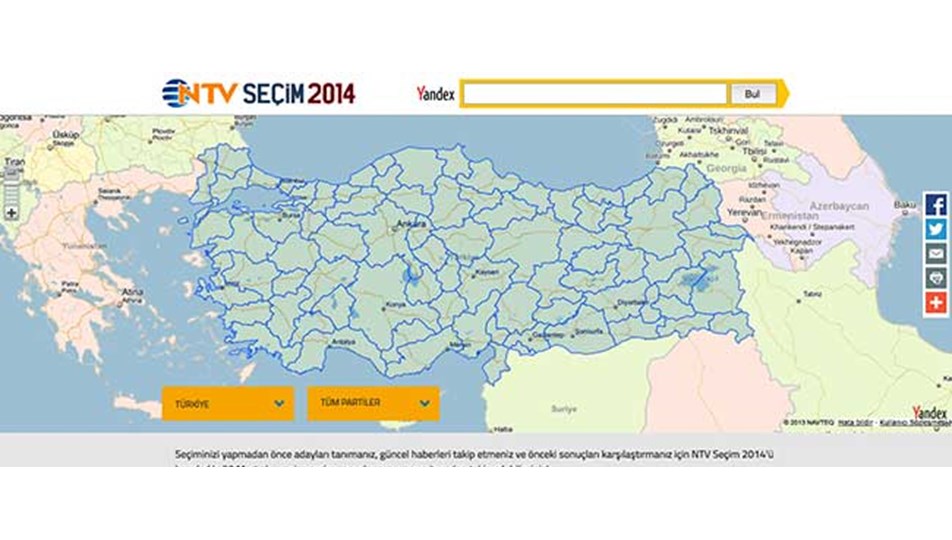 Seçimlerin nabzını NTV ve Yandex tutuyor