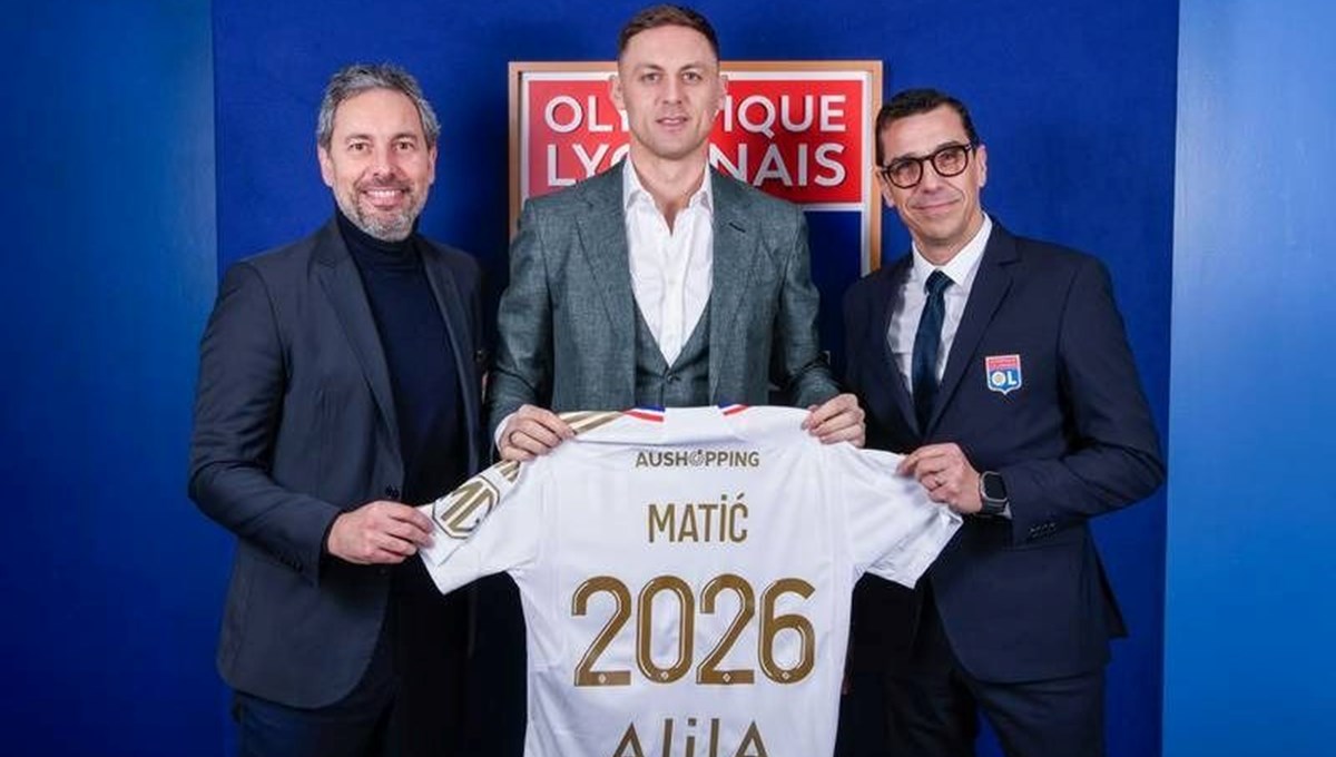 Beşiktaş'ın gündemindeydi: Nemanja Matic Lyon'a resmi imzayı attı