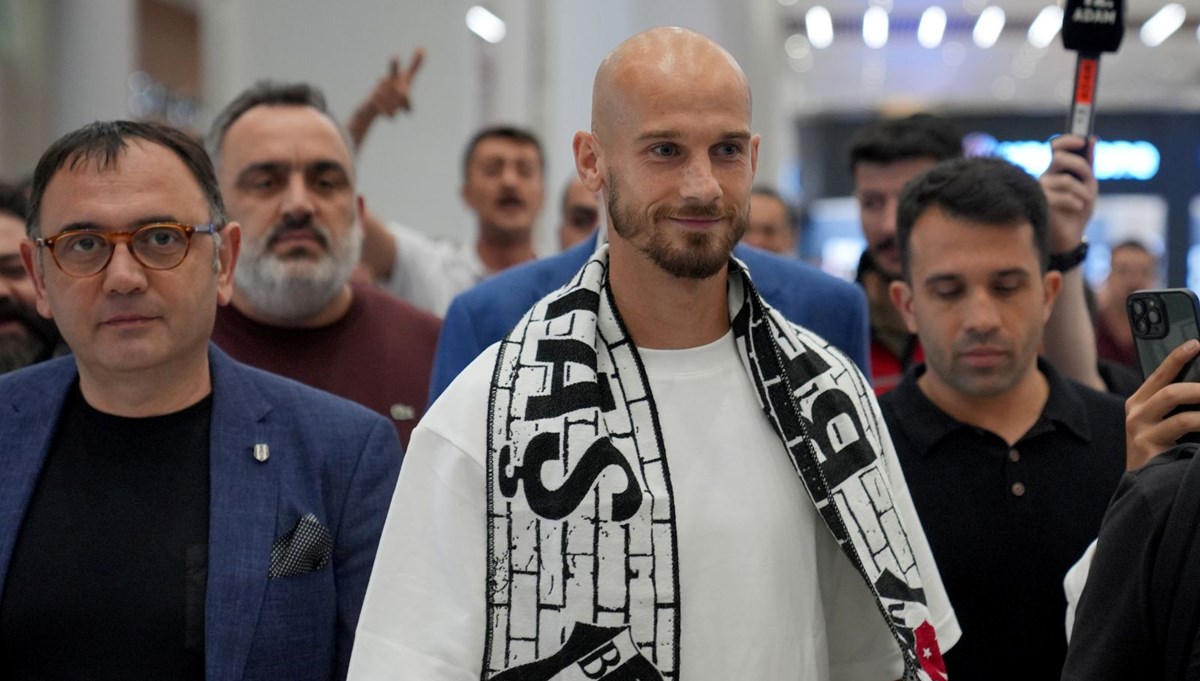 Beşiktaş'in yeni transferi Cerny İstanbul'da