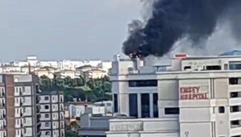 Pendik'te hastanede yangın