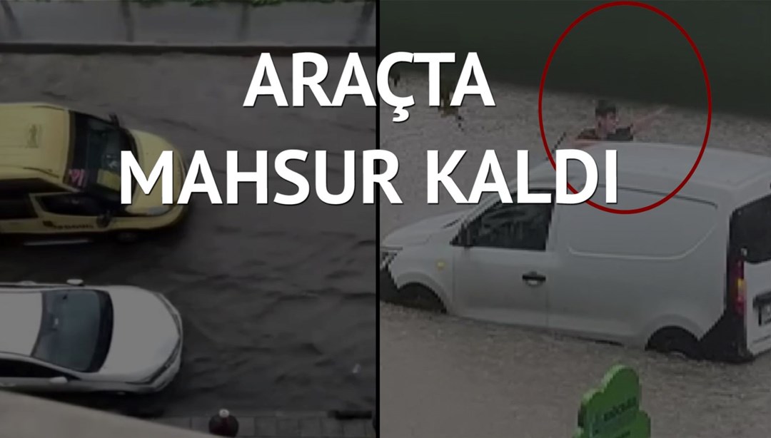 İstanbul’da sağanak sonrası yollar göle döndü