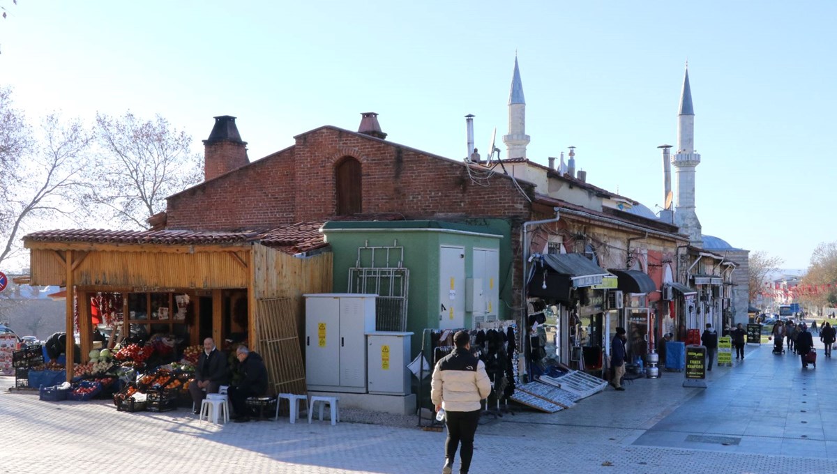 Edirne'deki tarihi Havlucular Hanı ve Mezit Bey Hamamı restore edilecek