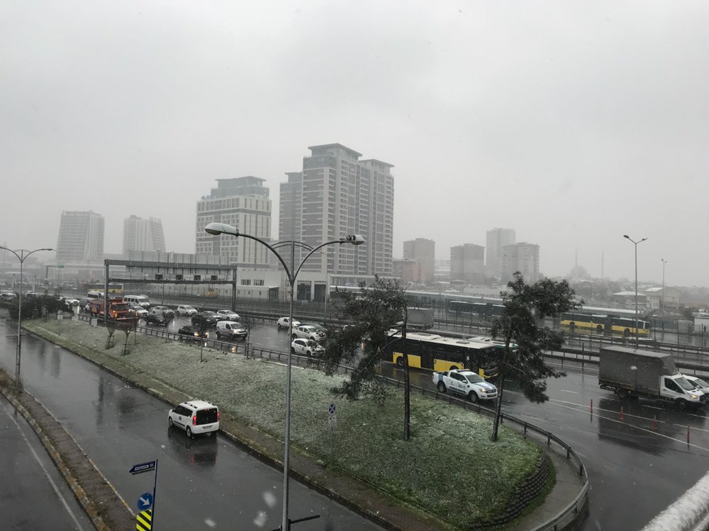 İstanbul'da beklenen kar yağışı başladı - 3