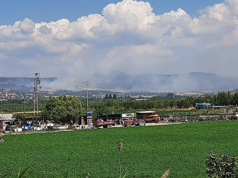 SON DAKİKA HABERİ: Çanakkale Kemalköy'deki orman yangını kontrol altında - 1