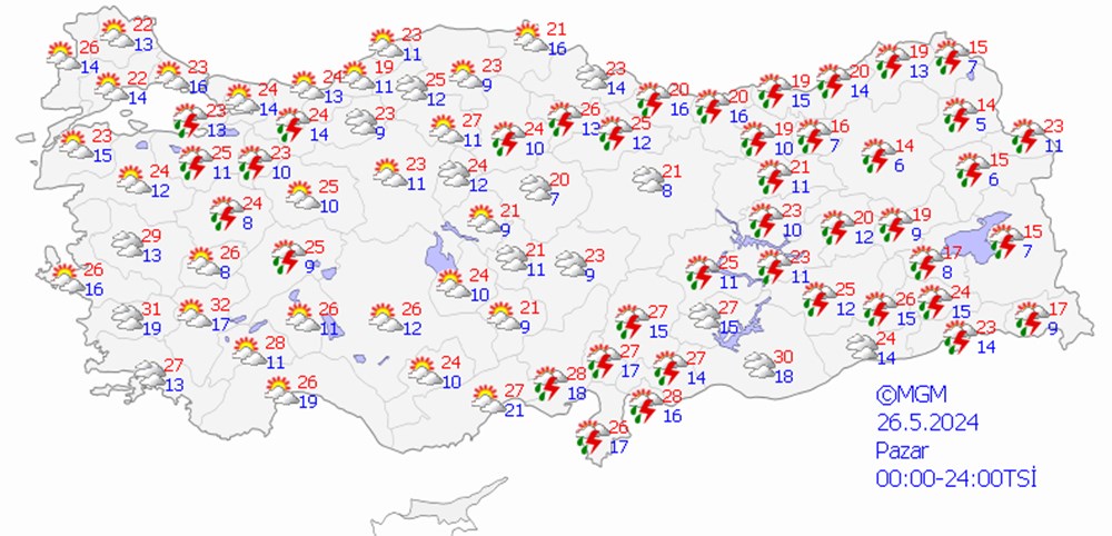 Yağışlı hava geri dönüyor! Meteorolojiden 5 il için uyarı (İstanbul, Ankara, İzmir hava durumu) - 16