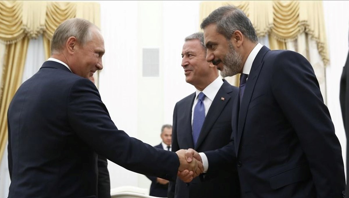 Bakan Fidan, Putin ile görüşüyor