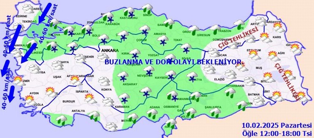 İstanbul için art arda kar uyarısı: AKOM saat verdi, bazı uçuşlar iptal ediliyor - 17