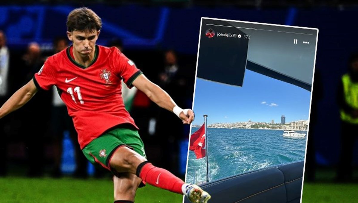 Joao Felix'ten İstanbul paylaşımı