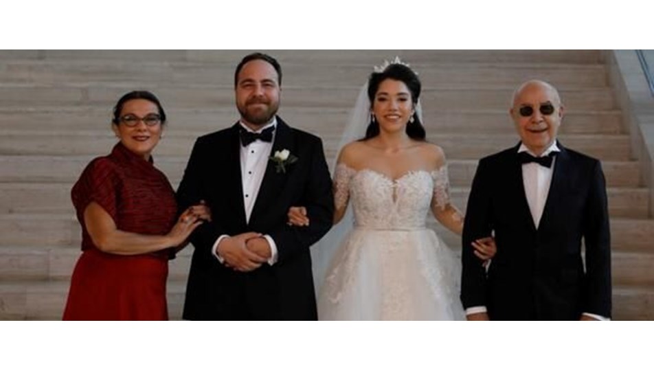 Mazhar Alanson’un mutlu günü (Hilmi Alanson ile Kübra Çiçek evlendi)