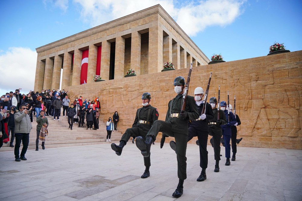 Anıtkabir'e ziyaretçi akını - 1